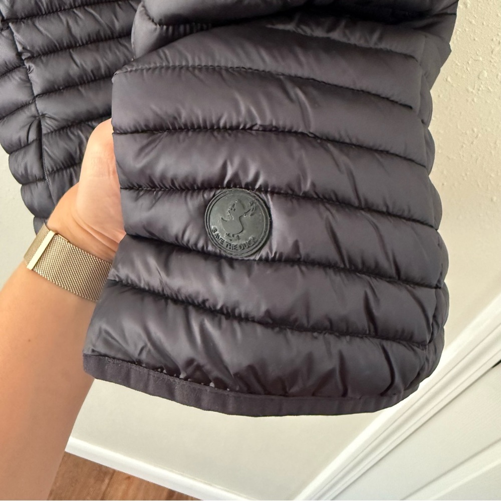 SAVE THE DUCK Plumtech Black Ultra Light Jacket Puffer Vest Black Size Large - Picture 10 of 10
